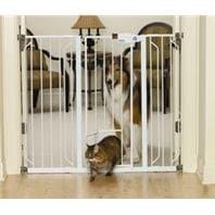 CARLSON HARDWARE PET GATES 916040 Carls Walk Through Gate with Pet Door, 42-Inch, Wide by Phillips Feed &amp; Pet Supply [Pet Supplies]