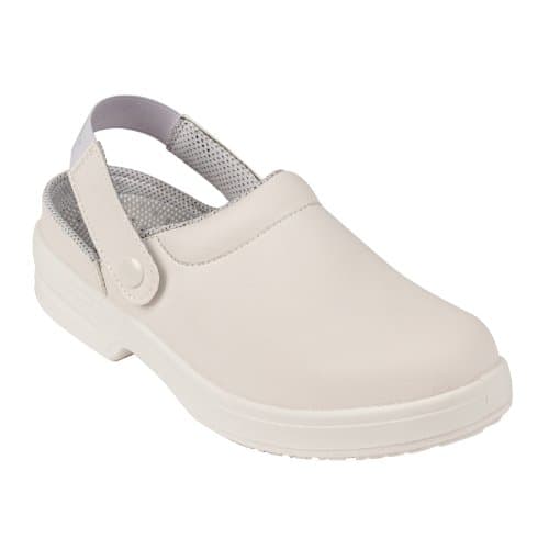 Lites Safety Footwear A812-44 Unisex Clogs, White