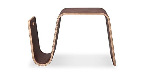 Kardiel Scando Mid-century Modern Plywood Side Table, Walnut Wood