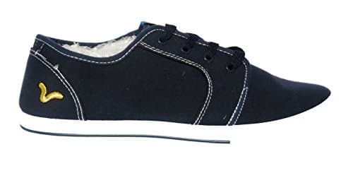Mens Voi Jeans Bronson Canvas Pumps Navy Guys Gents (UK 8 Euro 42)