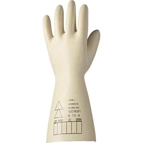 Electrosoft 2091907-09 Electricians Natural Latex Glove