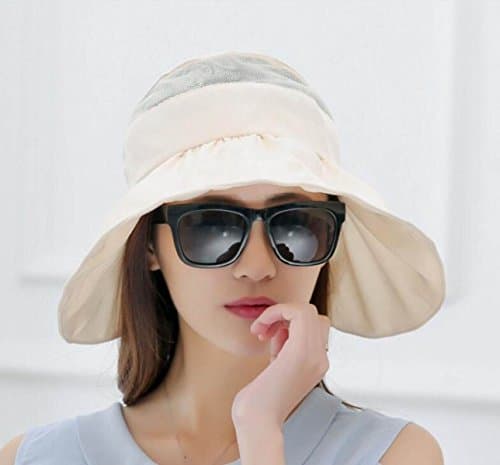 LQABW 2017 Summer New Outdoor Sun Hat A Sun Boc,White