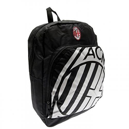 AC Milan FC Official Football Gift Backpack - A Great Christmas / Birthday Gift Idea For Men And Boys