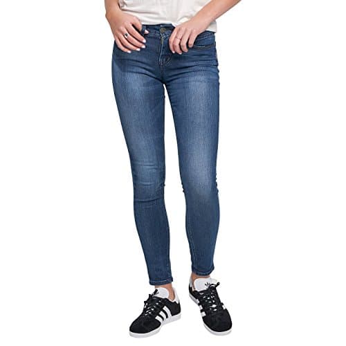 Silver Jeans Co. Women's Aiko Super Skinny Jeans, Dark Indigo Wash, 30W x 29L