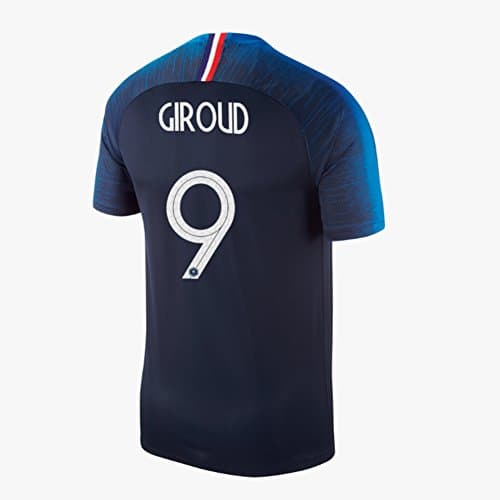 Horrysd France 2018 FIFA World Cup No.9 Giroud Men's Home Replica Football Shirt Size Large