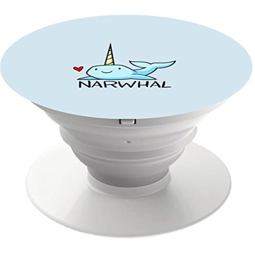 Multi-function Mobile Phone Holder.Expanding Stand and Grip Mount for Smart cell phone and tablet-Narwhal Fleece