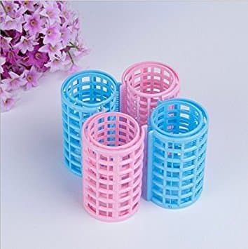 Honeysuck DIY Home Hair Curler Plastic Hair Styling Roller Curlers Clips