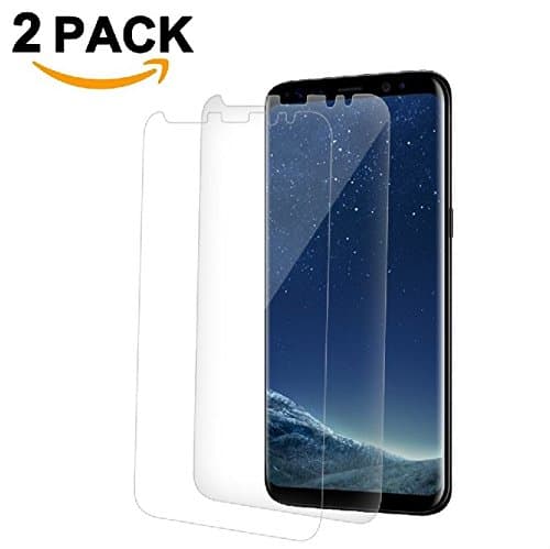 Screen Protectors for Samsung Galaxy S8 [No Glass] Liquid Glass [Not Glass] [The] * * Water Installation * * Iliebe 100% coverage [No Tank or Glass Real Glass but the film] [Scratch Protection with Anti-Shock] Screen Protector Wet Applied Anti Air Bubble Screen Protector for Samsung Galaxy S8
