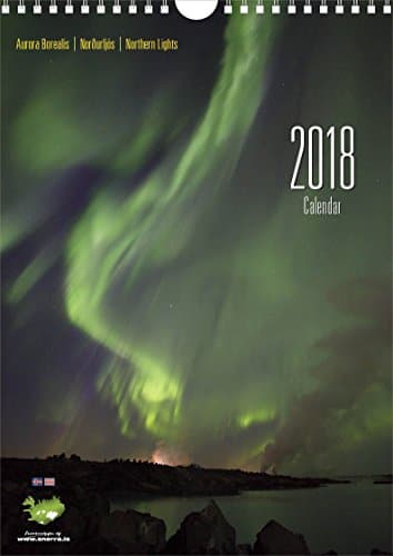 Icelandic Northern Lights Calendar 2018