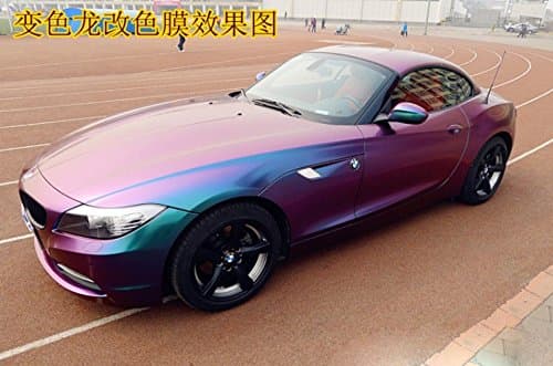 Eyes4u Chameleon MATTE blue-purple Vinyl Wrap Sticker Air Realease Bubble Free anti-wrinkle 788" x 60", 65FT x 5FT