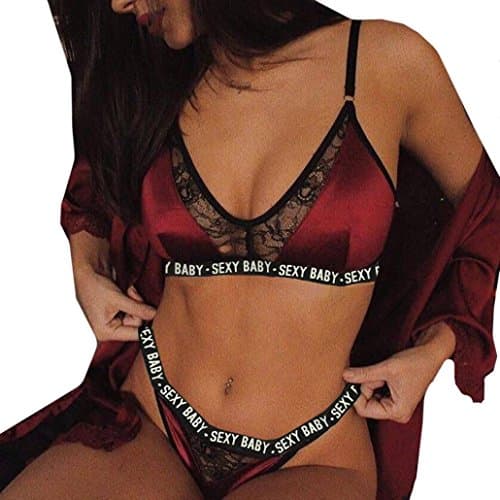 Women's Baby Doll Lingerie Ronamick Women Plus Size Vest Crop Bra Lingerie Uniform Temptation Sexy Lingerie Set