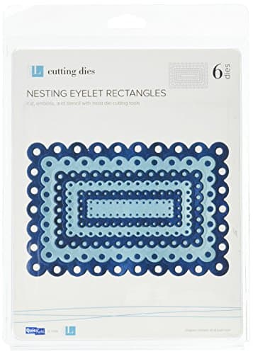 Nesting Dies We R Memory Keepers Eyelet Rectangles Cookie Cutter Die Set