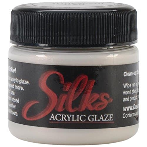 Silks Acrylic Glaze 1oz Jar-Iridescent Red