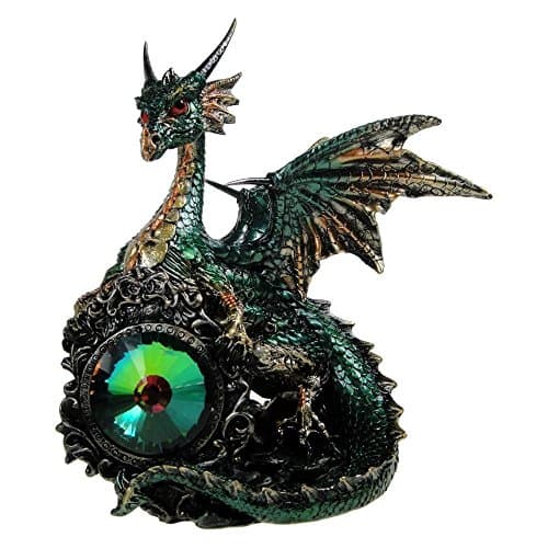 Green Dragon Guardian Figurine