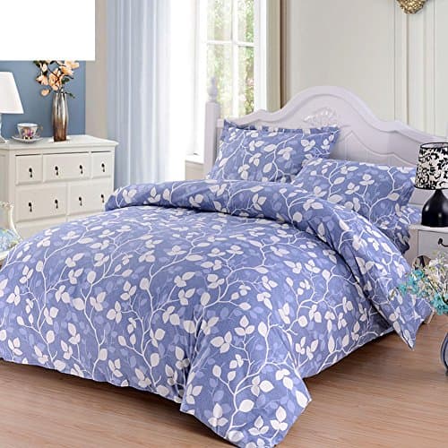 Duvet cover,All cotton quilt cover Thicken Student single or double Comforter cover Bedding set (Include:Quilt coverx1)-N 63x82.6inch(160x210cm)