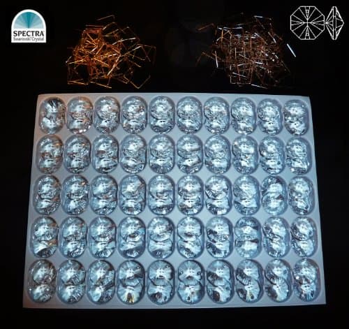 SWAROVSKI CRYSTALS Octagon for Chandelier Ceiling Lights- 100 piece