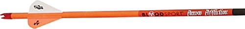 BloodSport Archery 2016 Arrow Affliction 500 Arrows Withvanes And Insert
