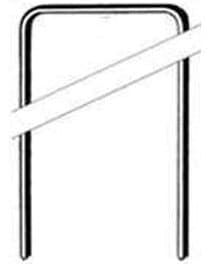 NationalNailProducts 3/8X21Ga 5M Felt Staple, Sold as 1 Box