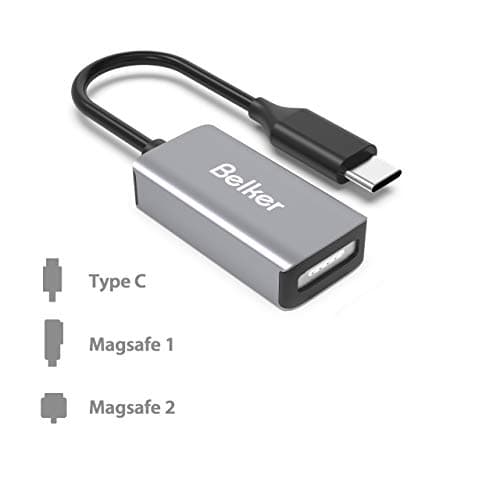 Belkertech Compatible/Replacement for USB C Magsafe Adapter Type C to Magsafe 1 & Magsafe 2 Adapter MacBook Pro 13’’15’’, Nintendo Switch