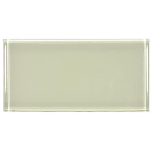 Glass Subway Tile (Cream) - Sample