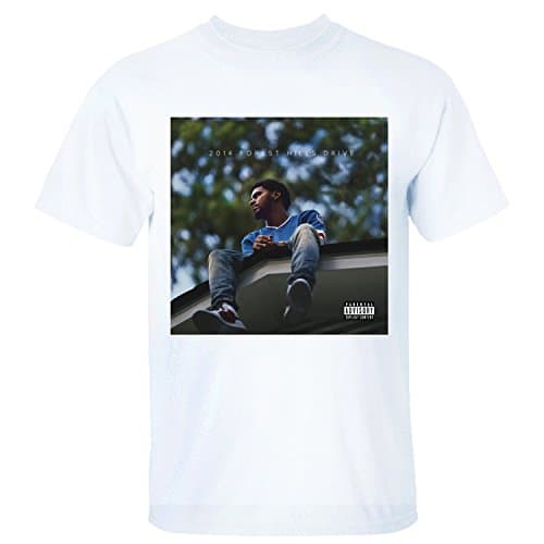 WTOO Men's Hot 2014 Forest Hills Drive J. Cole T Shirt white M