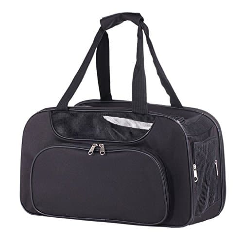 Pet Carrier Airline Approved Travel Bag Yorkie Shihtzu Cat Kitten Cage Tote