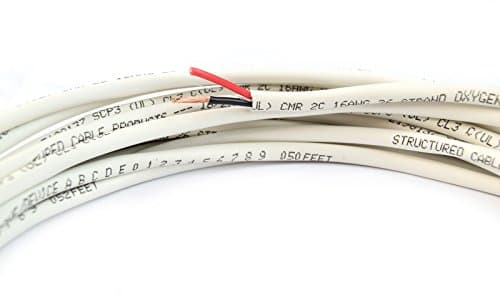 50FT SPEAKER CABLE 16AWG 16/2 CL3R IN WALL 16 GAUGE AUDIO WIRE 2CONDUCTORS UL