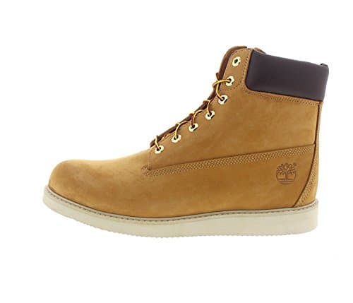Timberland Newmarket 6 Inch Wedge Boot Waterproof C44529 - Wheat Nubuck (Brown) Mens Boots 9.5 US