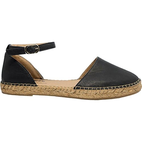 Pons Avarcas Classic Strap Sandal - Women's Black, 10.0