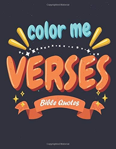 Color me Verses Bible quotes: Christian Coloring Book Inspirational Scripture: 25 Stress Relieving Bible Quotes to be blessed Paperback – 20 Mar. 2020