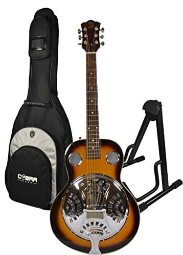 Resonator Guitar, Stand and Gig Bag by Bryce