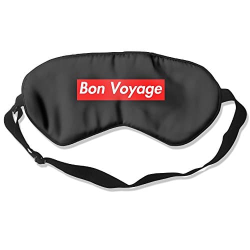 Bon Voyage Unisex Super-smooth Eye Mask Natural Silk Soft Blindfold Eyeshade Comfortable Eyepatch