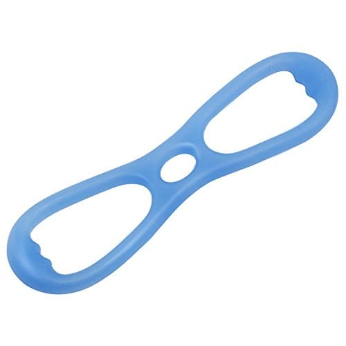 Sandure Chest Expander Chest Muscle Exercise Rope, Silicone Fitness Elastic Stretch Pull Rope for Slimming, Bodybuilding, Yoga, Gym - Blue