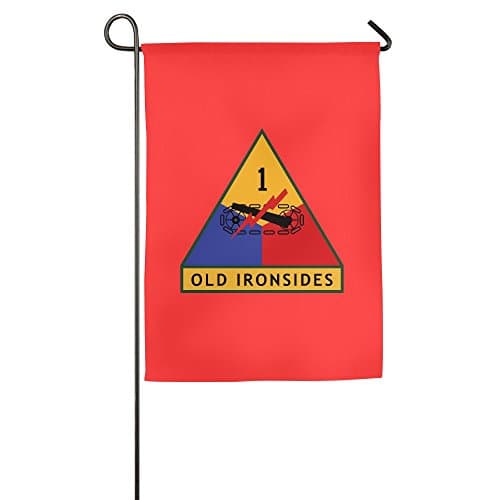 Exquisite Decoration 1st US Armored Division Old Ironsides 18*27inch Garden Flag