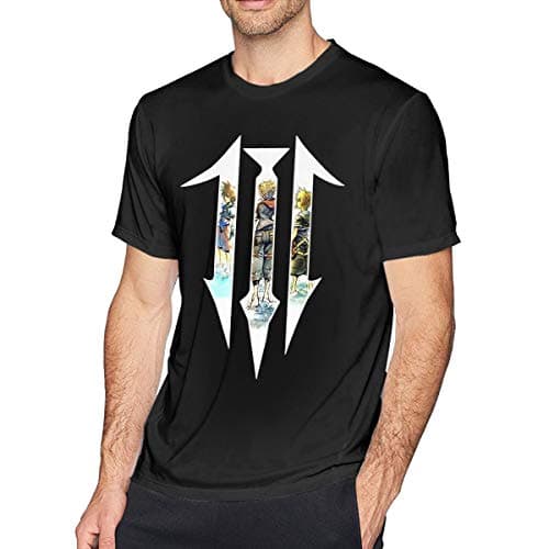 Genwo900jiusi Man's Kingdom Hearts III Casual T-shirt