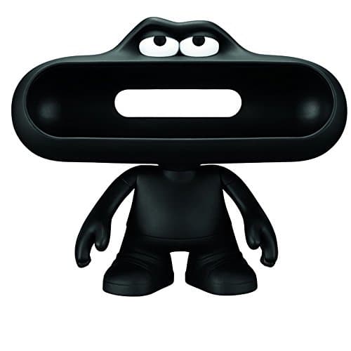 HeSound (TM) Stylish Character Silicone Matte Finish Speaker Supporting Holder Cradle Station for Beats Dude Stand Pill Portable Wireless Bluetooth Speaker - Black