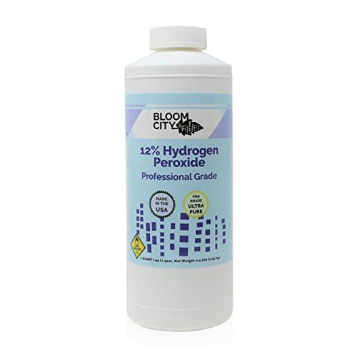 Bloom City Professional Grade 12% Hydrogen Peroxide Growing Supplement Quart (32 oz)