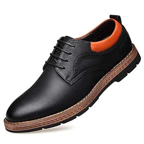 GanQuan2018 Men's Oxfords Wingtip Modern Fashion Yellow Spring Dress Shoes