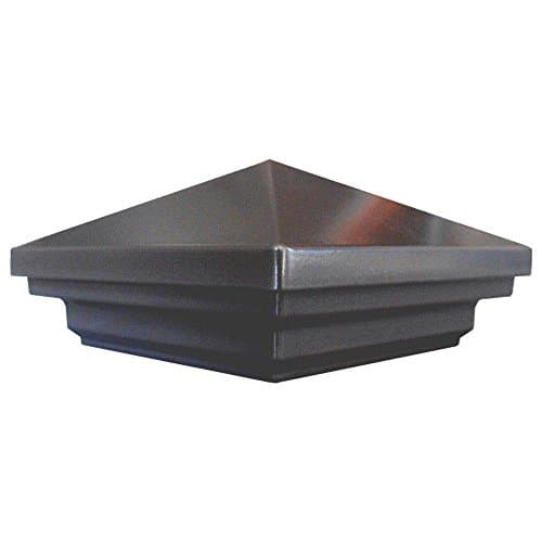Pegatha 3.5 in. x 3.5 in. Aluminum Bronze Pyramid Post Cap