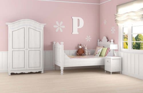 Munch Oversized White Wood Letters, P