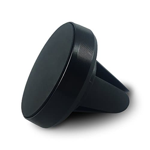 INTEKOR 360 Degree Mobile phone Holder Car Air Vent Mount Magnetic Portable Mount Cell Phone Holder - For Any Phones, GPS iPhone Samsung HTC, Suitable gift item (Black)