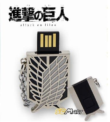 Giant SCMart investigation Corps emblem USB memory 8GB march (Attack on Titan) Keychain