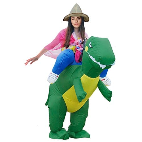 Inflatable Dinosaur Rider Costume,Inflatable Costumes for Adults Or Child,Blow Up Costume,Halloween Costume