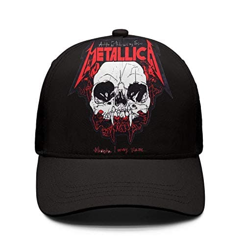 MALKELIN Metallica-Music-Logo- Women Cap Fashion Summer Strapback Hat