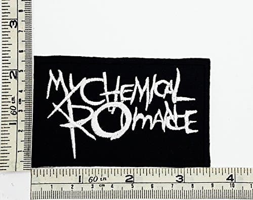 Black MY CHEMICAL ROMANCE MCR Rock Music Band Patch Embroidered Iron on Hat Jacket Hoodie Backpack Ideal for Gift