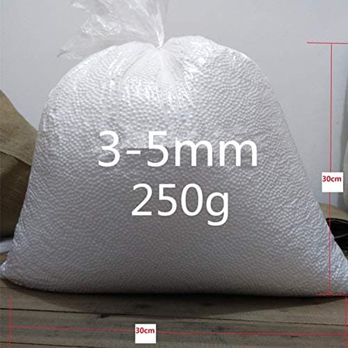 500G/250G Wholesale White Foam Balls Beanbag Baby Filler Bed Sleeping Pillow Bean Bags Chairsofa Beads Filler Styrofoam Ball 3 to 5mm 250g