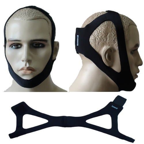 AVB Anti Snore Chin Strap - Best Health Care Stop Snoring Chin Strap, Sleep Now Snore Solutions Device - Snore Stopper Relief Guard - Sleep Aid Jaw Strap Reduces Snoring - Allows a Restful Night's Sleep - Comfortably Prevents Snoring - Voted Best Device on the Market