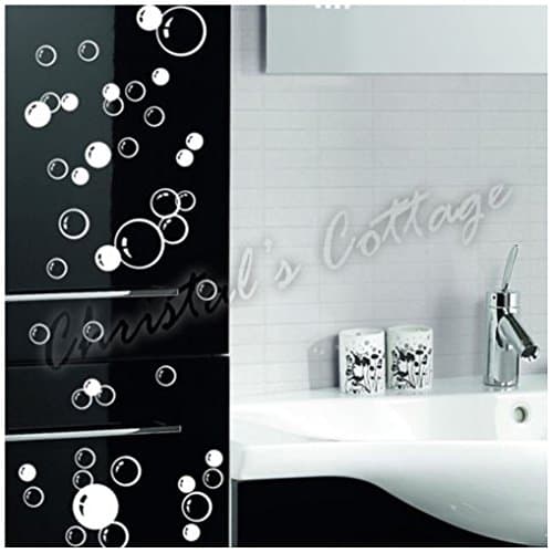 88 Bubbles Wall Art Bathroom Window Shower Tile Decoration Decal Kid Car Sticker Racing Green