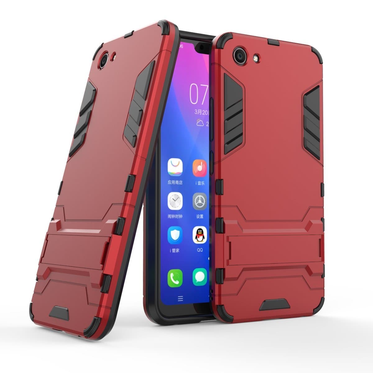 Case for BBK Vivo Y83 Pro 1803(BBK 1802) Support Case Cover Red