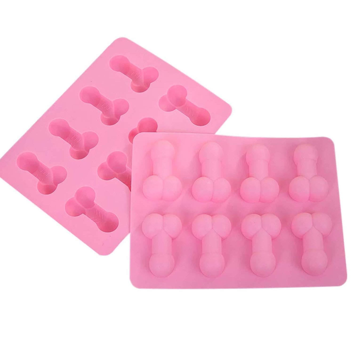 Anck 2 pack Molds Silicone Chocolate Molds Mold for pudding and ice cubes Chocolate Molds Candy Jelly Mold Silicone Mould Tray for Whiskey Cocktails Party Mold for pudding and ice cubes